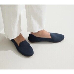 Rothy’s The Loafer Slip On Flat Navy Like New Size 7.5